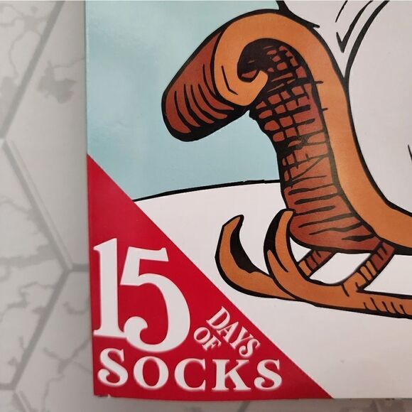 Kids' The Grinch 15 Days of Socks Advent Calendar - Large, Shoe 3-10 - Picture 5 of 7